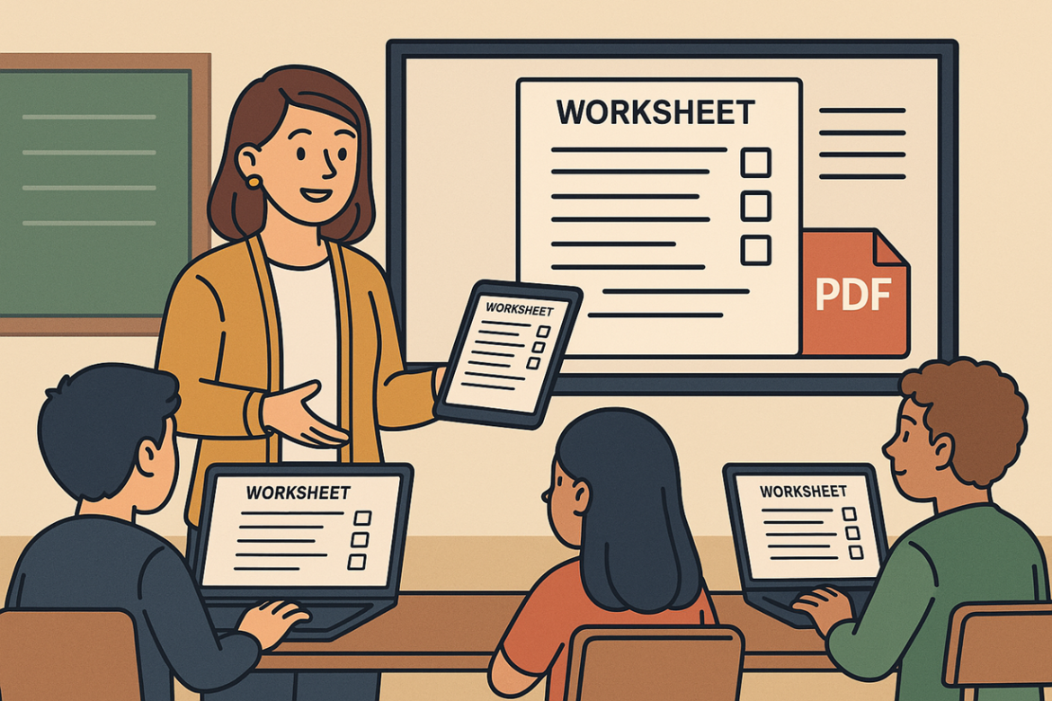 How Teachers Use Digital Worksheets to Improve Classroom Efficiency